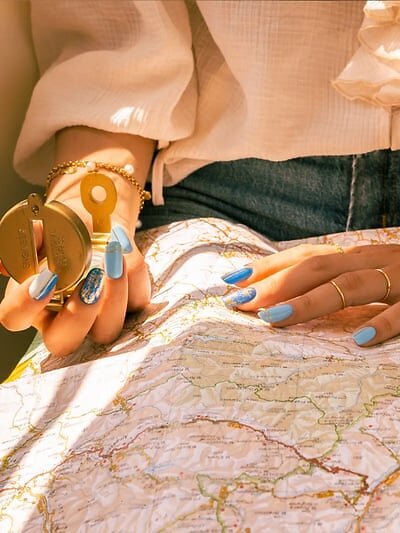 denim nails